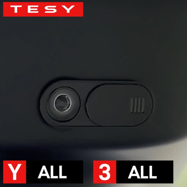Osłona kamery samochodowej dla Tesla Model Y 3 Cybertruck Wszystkie kamery internetowe Blokada slajdów Ochrona prywatności kompatybilna z tabletem PC Laptop iPad