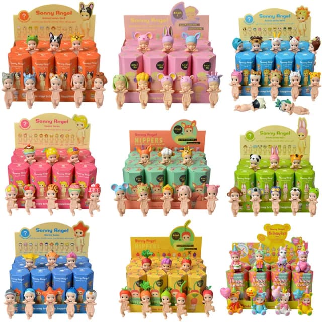 Sonny Angel Blind Box Hippers 20. rocznica seria zwierząt figurki Anime ozdoby lalki fani zestaw zabawek dla dzieci prezent