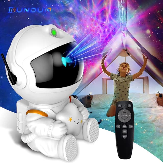 Projektor Galaxy Star LED lampka nocna gwiaździste niebo astronauta lampa projektorowa do dekoracji sypialni dekoracyjne prezenty dla dzieci