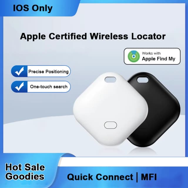 Mini GPS Tracker Smart Tag Kompatybilny z iOS Find My APP Globalny lokalizator zapobiegający zgubieniu kluczy samochodowych Walizka iTag