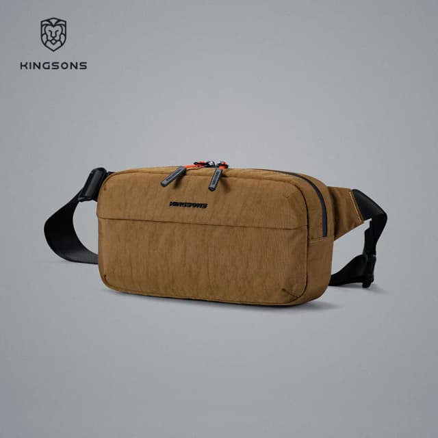 Kingsons Urban Ride Lite Sling Męska Damska Torba na Klatkę Piersiową Mała Torba Crossbody Nylon 420D Wodoodporna Minimalistyczna Lekka Torba Podróżna