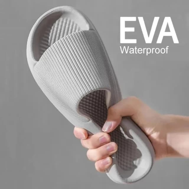 Gruba platforma łazienka kapcie domowe moda damska miękka podeszwa EVA slajdy wewnętrzne sandały damskie 2024 letnie antypoślizgowe klapki japonki