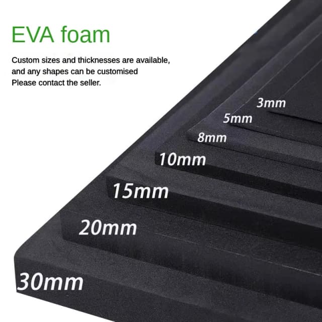 100x50cm arkusze pianki EVA dźwiękochłonne pianki Spone Craft guma EVA ręcznie robione modele Cosplay grubość 3/5/10/15mm