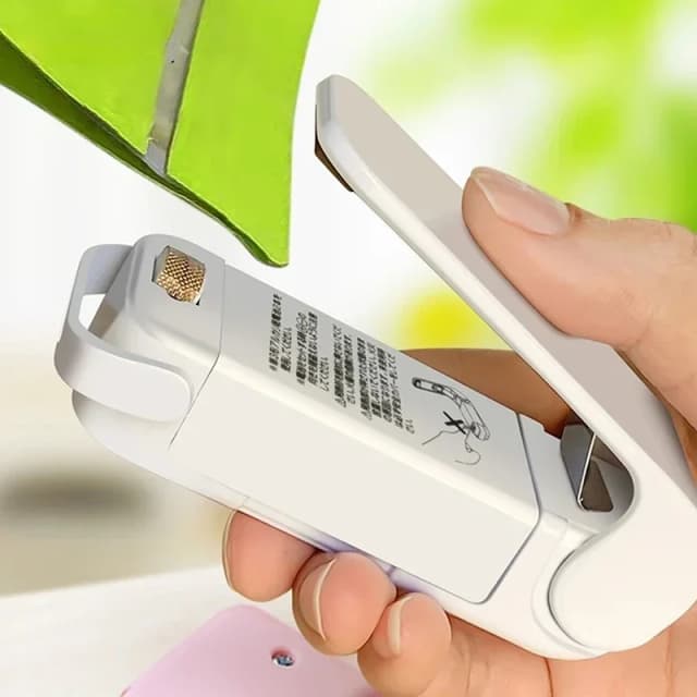 Mini máquina de sellado de bolsas de calor, sellador de paquetes, bolsas térmicas de plástico, cierre de bolsas de alimentos, sellador portátil, sellador térmico de embalaje de alimentos