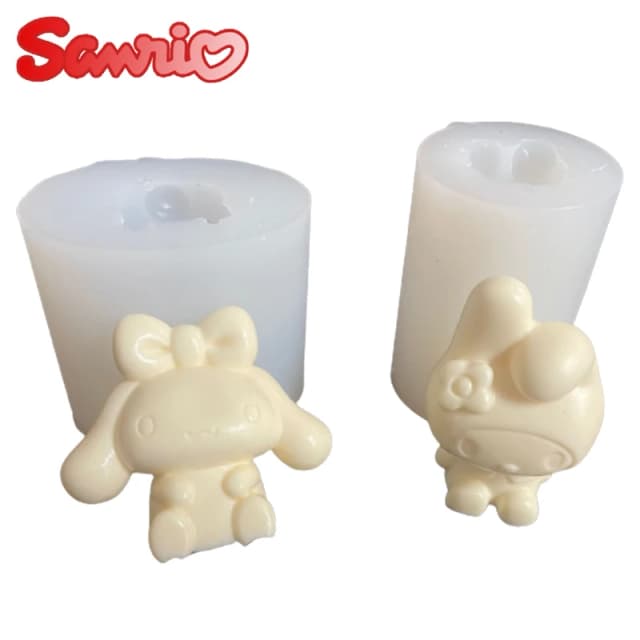 Sanrio Cinnamoroll 3D Silikonowa forma do świec Kawaii Diy Ręcznie robione mydło Gipsowa kostka lodu Forma do pieczenia Impreza Ślubna Forma do prezentów