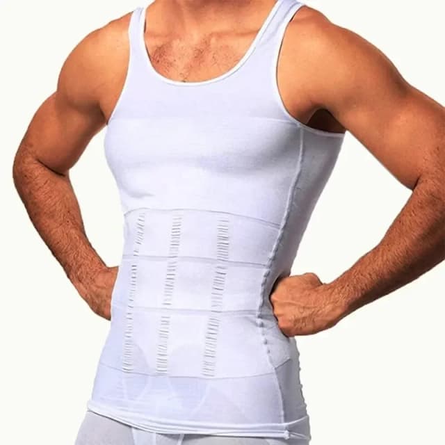 INSELLE mężczyźni urządzenie do modelowania sylwetki wyszczuplająca kamizelka kompresyjna podkoszulek bezszwowy gorset modelujący talię Tank Top kontrola brzucha utrata masy ciała bielizna modelująca