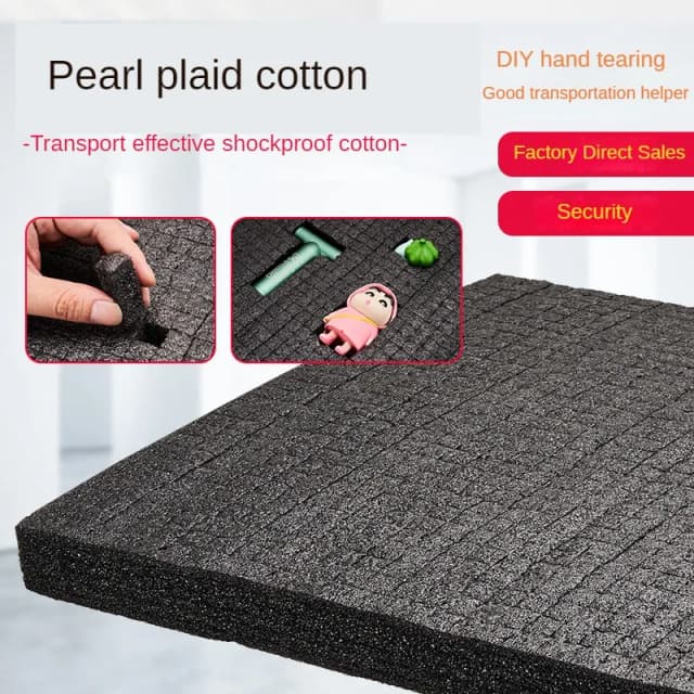 50x30cm EPE Pearl Cotton Pick Pluck Toolbox Foam Pre-Cut Foam Insert Toolkit Tool Organizer Flight Case Precorted Shadow Foams