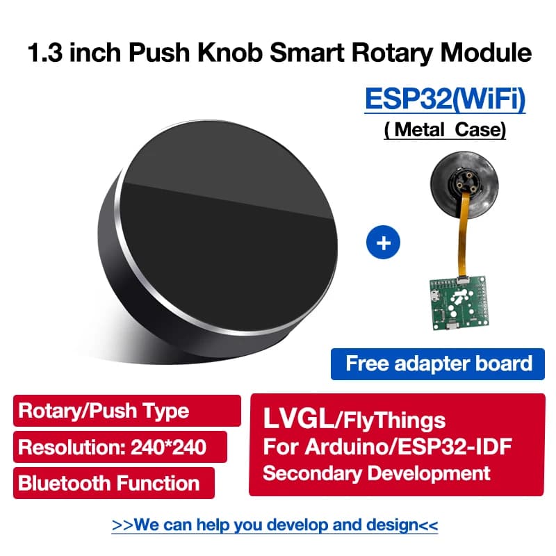 ESP32 LVGL 1,28 cala 240*240 okrągłe pokrętło przełącznik obrotowy okrągły moduł IPS tft lcd z WiFF