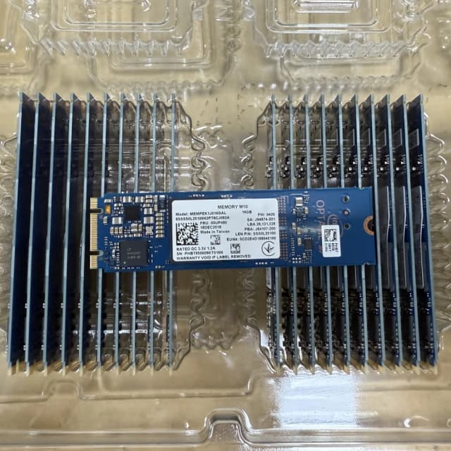 Oryginalny dysk SSD M10 M.2 2280 32GB 16GB PCIe M.2 3.0 3D Xpoint NVMe Wewnętrzny dysk półprzewodnikowy do pamięci Intel Optane 16G 32G