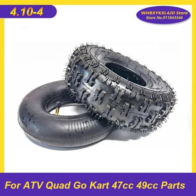 4.10-4 pneumatyczna opona zewnętrzna 4.10/3.50-4 dętka do 49cc Mini Quad motor terenowy skuter ATV Buggy 4-calowa opona