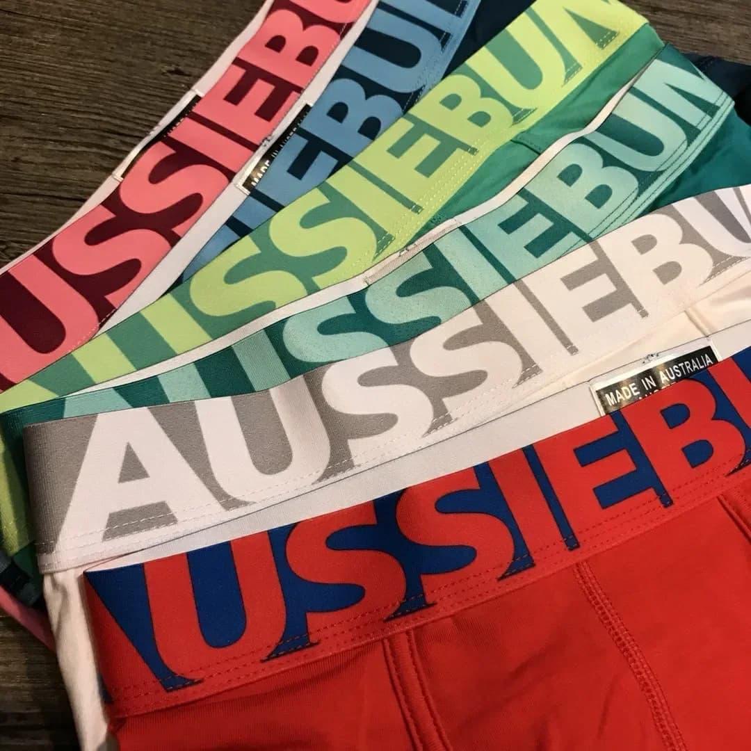 Aussiebum szerokie rondo cukierki kolor bielizna męska cztery bokserki narożne oddychające elastyczne włókno