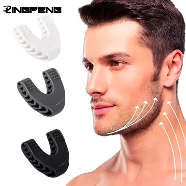 Urządzenie do ćwiczenia szczęki w kształcie litery U Nowy sprzęt do ćwiczeń twarzy i szczęki Fitness Muscle Chew Ball Bite Breaker