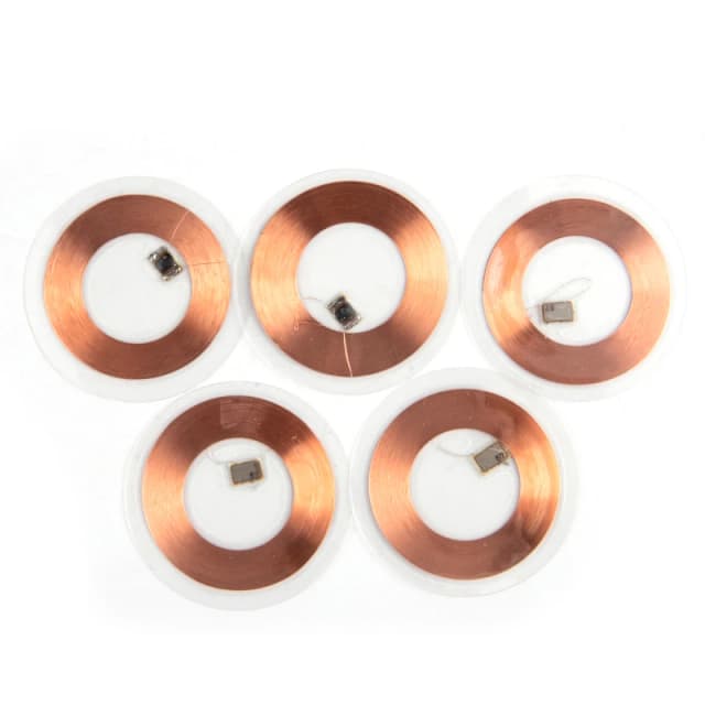 5 sztuk 125KHz ID T5577 zapisywalna, wielokrotnego zapisu cewka miedziana karta na monety pilot RFID ultra-cienka karta dostępu do telefonu komórkowego