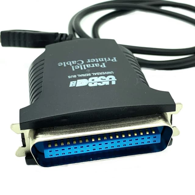Kabel USB do konwersji na stary port równoległy (PCL) do drukarki, kabel drukarki 1284, CN36, złącze IEEE, kabel adaptera/konwertera, kabel do transmisji danych.