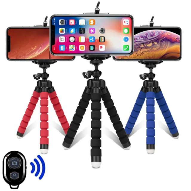 Statyw Statyw do telefonu Uchwyt do aparatu mobilnego Klips do smartfona Monopod Statyw Statyw Octopus Mini Statyw Stojak na telefon