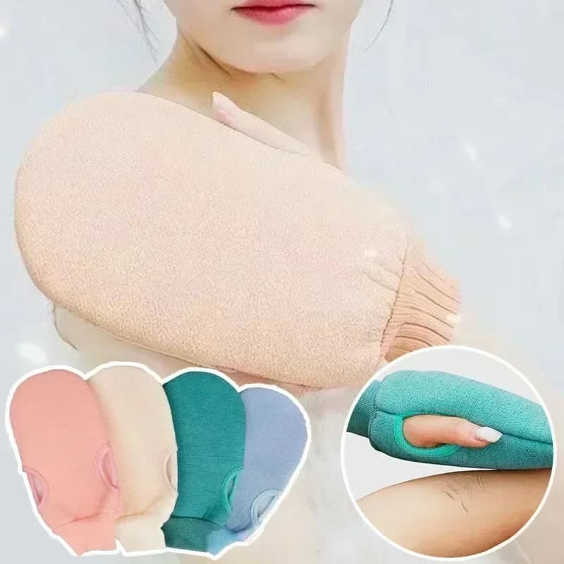 1PC Rękawiczki do kąpieli Peelingujące Rękawiczki do peelingu ciała Rękawiczki do mycia Rękawiczki do wycierania martwego naskórka Ręcznik pod prysznic Peeling pleców SPA Ściereczka Loofah