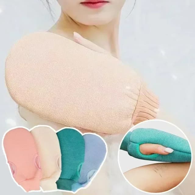 1PC Rękawiczki do kąpieli Peelingujące Rękawiczki do peelingu ciała Rękawiczki do mycia Rękawiczki do wycierania martwego naskórka Ręcznik pod prysznic Peeling pleców SPA Ściereczka Loofah