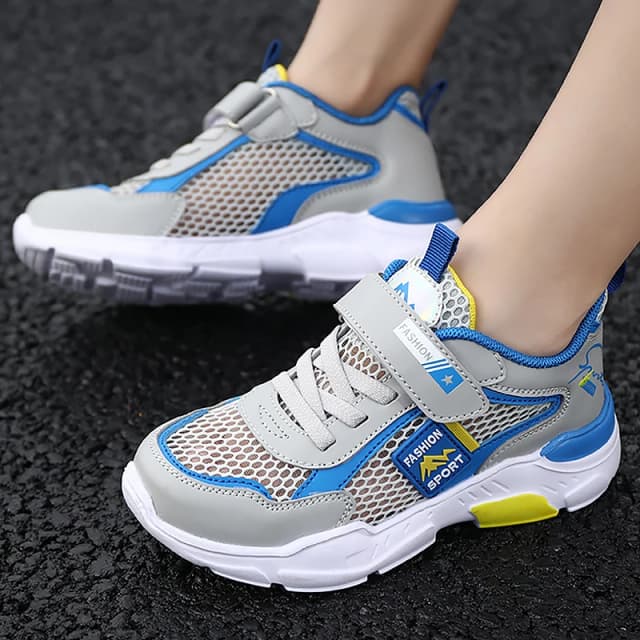 Buty dziecięce z pojedynczą siatką Chłopięce trampki Letnie oddychające antypoślizgowe powierzchnie Dziewczęce codzienne tenisowe sportowe buty do biegania na świeżym powietrzu