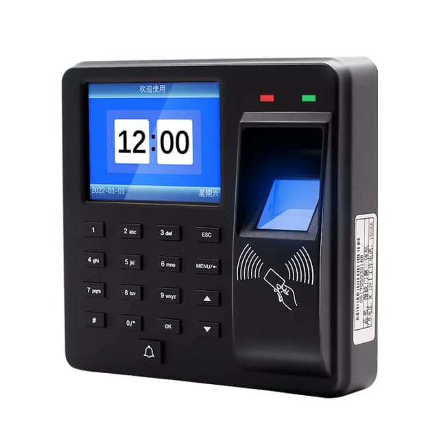 125Khz RFID biometryczny czytnik linii papilarnych rejestrator czasu pracy rozpoznawanie pracownika sprawdzanie czasu rejestracji kontrola dostępu do drzwi