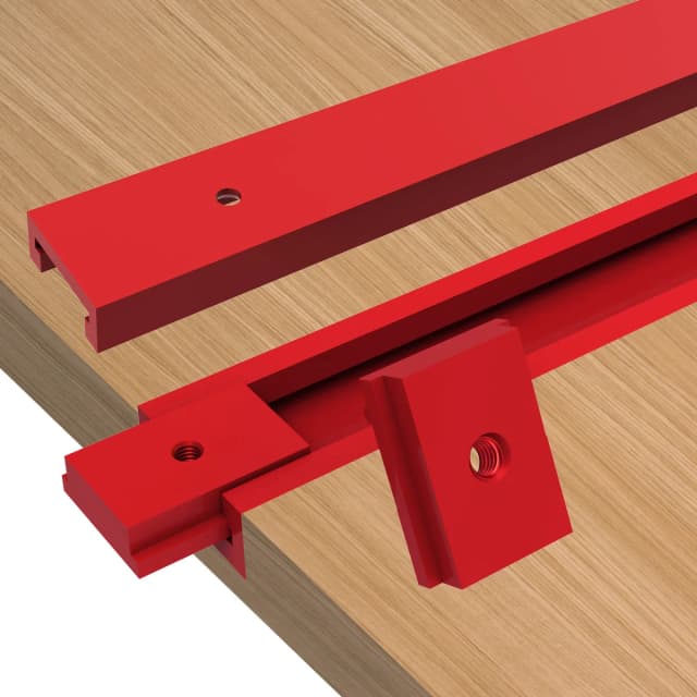 500MM Aluminiowy prowadnica T30 i prowadnica T-Slider T Slot Miter Track Jig - prowadnica skosu do stołu warsztatowego / stołu frezarskiego Narzędzia do majsterkowania