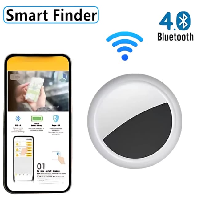 2026 Nowy Przenośny Lokalizator Bluetooth Anti-Lost, Wodoodporny Inteligentny Lokalizator Kluczy, Współpracuje z Androidem, Ultracienka Konstrukcja 9mm